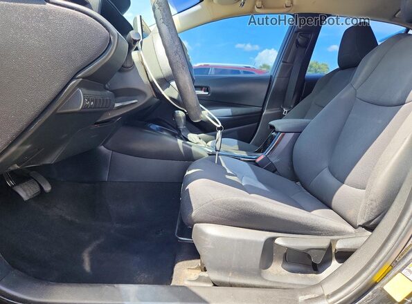 5YFEPRAE1LP125874 2020 TOYOTA COROLLA Black Front interior view