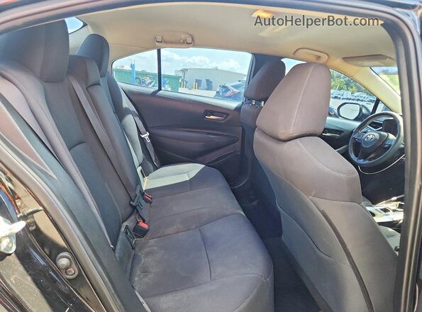 5YFEPRAE1LP125874 2020 TOYOTA COROLLA Black Rear seats view