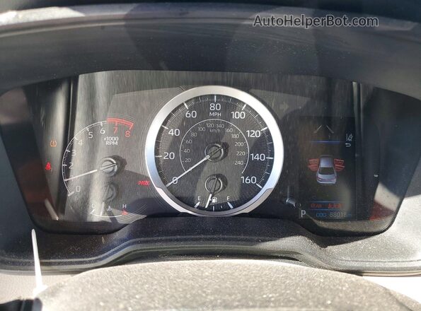 5YFEPRAE3LP046075 2020 TOYOTA COROLLA Blue Вид щитка приладів