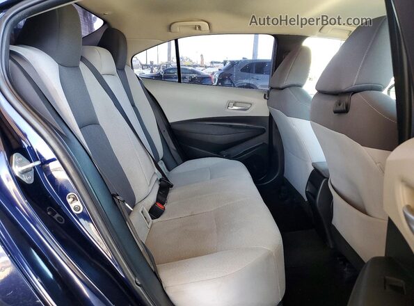 5YFEPRAE4LP040186 2020 TOYOTA COROLLA Blue Rear seats view