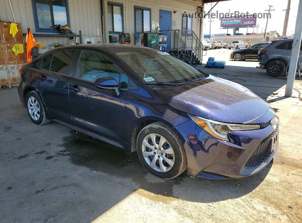 5YFEPRAE4LP040186 2020 TOYOTA COROLLA Blue Front right