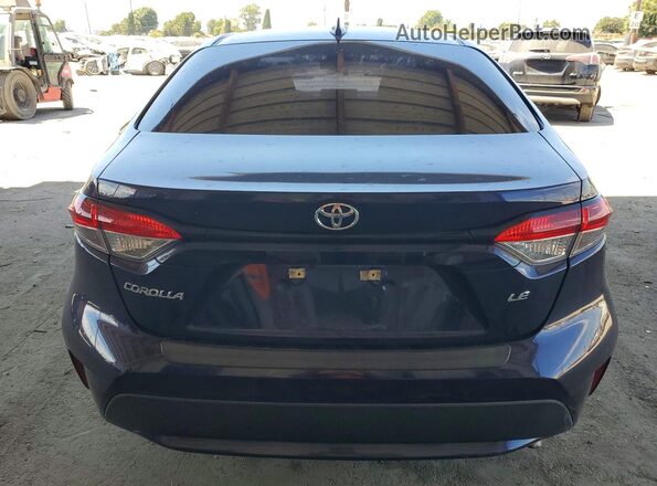 5YFEPRAE4LP040186 2020 TOYOTA COROLLA Blue Rear view
