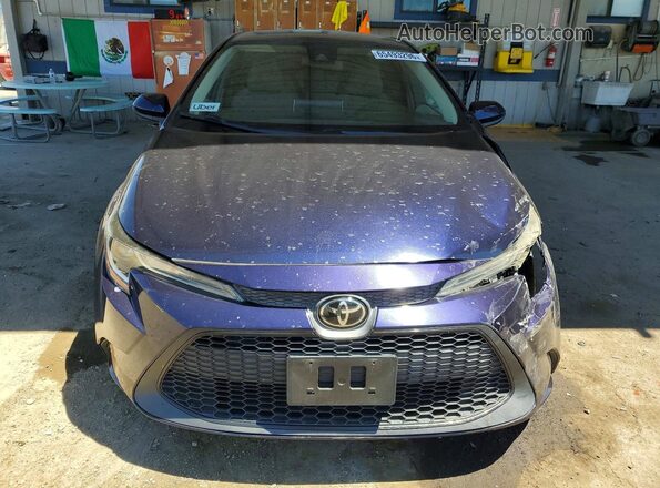 5YFEPRAE4LP040186 2020 TOYOTA COROLLA Blue Front view