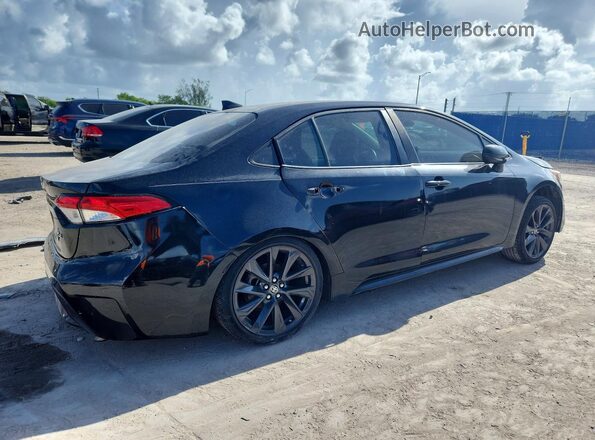 5YFEPRAE4LP086066 2020 TOYOTA COROLLA Black Հետևի աջ