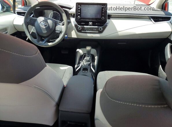 5YFEPRAE6LP052937 2020 TOYOTA COROLLA Burgundy წინა პანელის ხედი