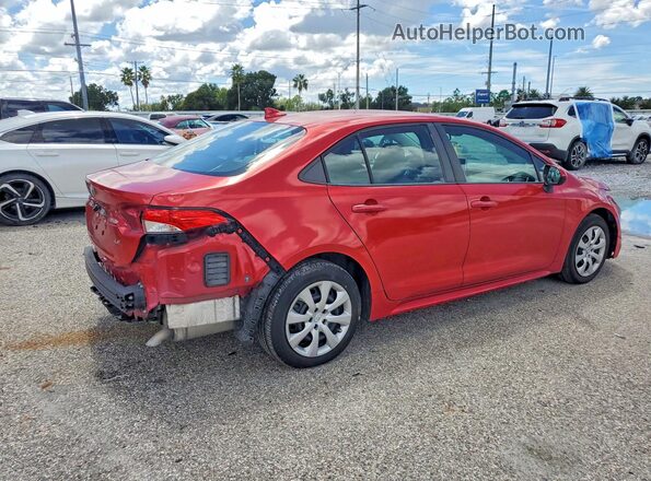 5YFEPRAE6LP052937 2020 TOYOTA COROLLA Burgundy უკანა მარჯვენა