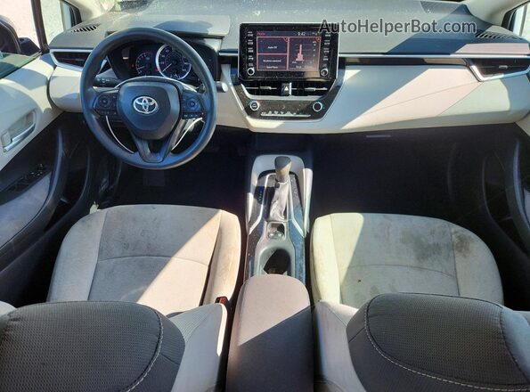 5YFEPRAE6LP142492 2020 TOYOTA COROLLA White Vista del salpicadero