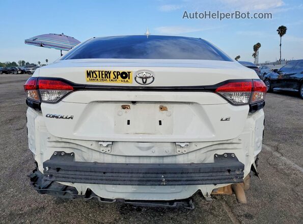 5YFEPRAE7LP016559 2020 TOYOTA COROLLA White Vista trasera