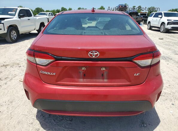 5YFEPRAE8LP094705 2020 TOYOTA COROLLA Red Widok z tyłu