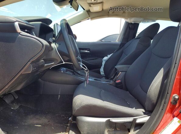 5YFEPRAE8LP094705 2020 TOYOTA COROLLA Red Widok wnętrza z przodu