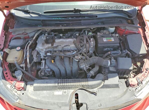 5YFEPRAE8LP094705 2020 TOYOTA COROLLA Red Widok wnętrza z tyłu