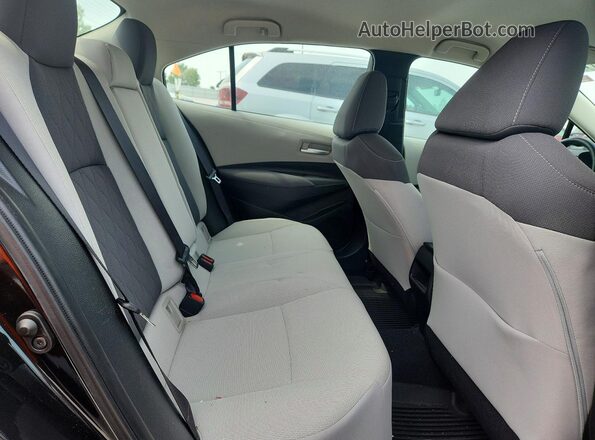 5YFEPRAE9LP044489 2020 TOYOTA COROLLA Black Rear seats view