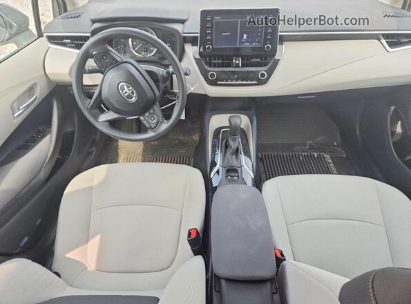 5YFEPRAE9LP044489 2020 TOYOTA COROLLA Black Dashboard view