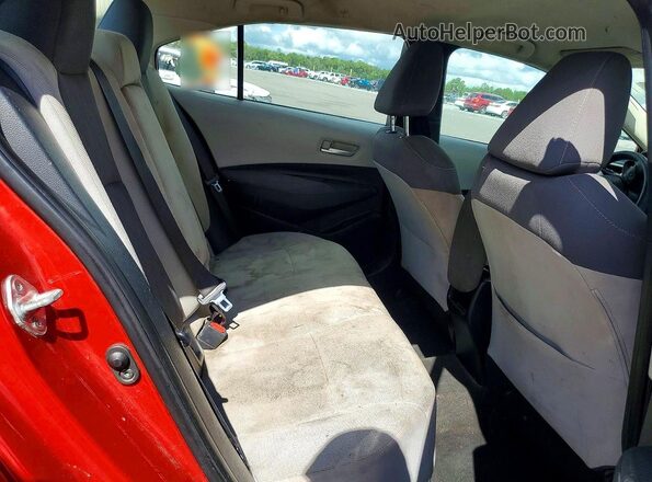 5YFEPRAE9LP060417 2020 TOYOTA COROLLA Red Вид задніх сидінь