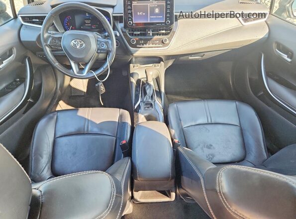 5YFFPRAE2LP068749 2020 TOYOTA COROLLA Blue Widok deski rozdzielczej