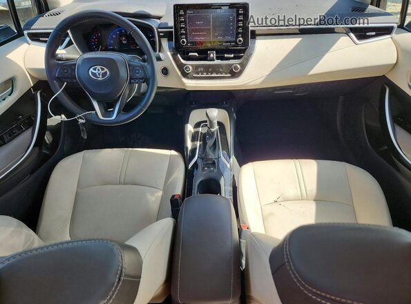 5YFFPRAE6LP111473 2020 TOYOTA COROLLA Blue Vista del salpicadero
