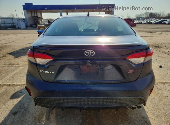 5YFP4MCE7MP090633 2021 TOYOTA COROLLA Blue Вид ззаду