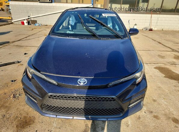 5YFP4MCE7MP090633 2021 TOYOTA COROLLA Blue Вид спереду