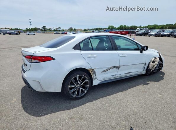 5YFP4MCEXMP084583 2021 TOYOTA COROLLA White Tył prawy