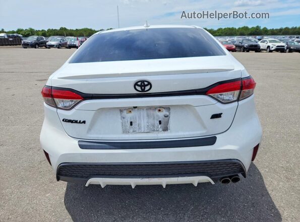 5YFP4MCEXMP084583 2021 TOYOTA COROLLA White Widok z tyłu