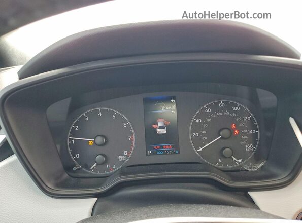5YFP4MCEXRP204521 2024 TOYOTA COROLLA White Вид щитка приладів