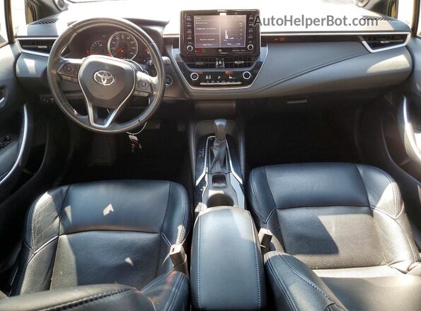 5YFP4RCE1LP015907 2020 TOYOTA COROLLA Black Dashboard view