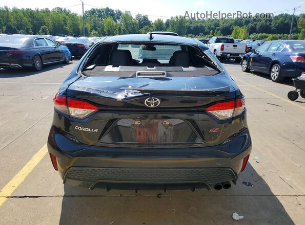 5YFP4RCE1LP015907 2020 TOYOTA COROLLA Black Rear view