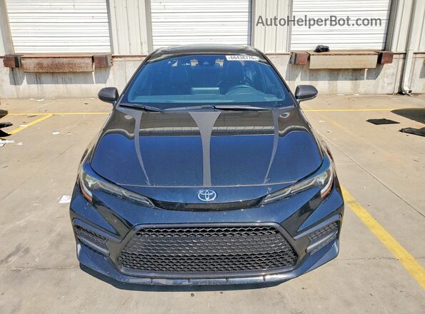 5YFP4RCE1LP015907 2020 TOYOTA COROLLA Black Front view