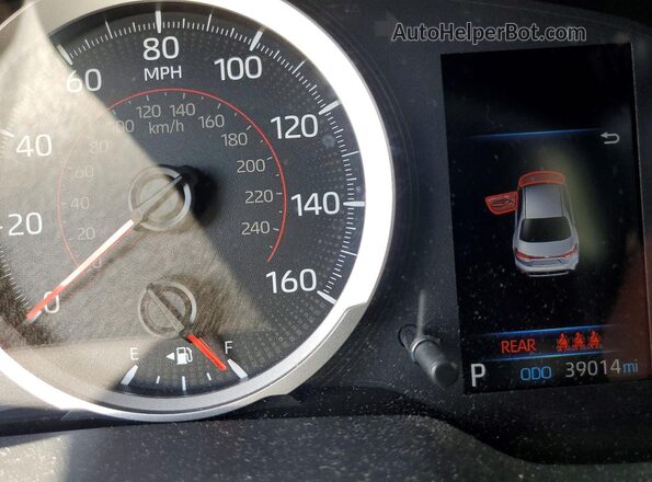 5YFP4RCE3LP027119 2020 TOYOTA COROLLA Silver ხელსაწყოთა პანელის ხედი