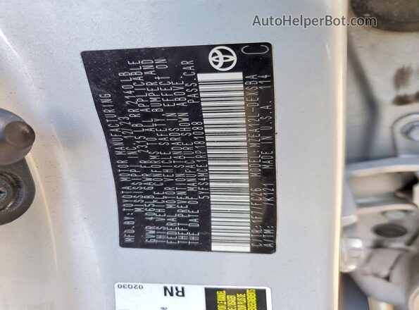 5YFS4MCE1RP181088 2024 TOYOTA COROLLA Gray Widok komory silnika