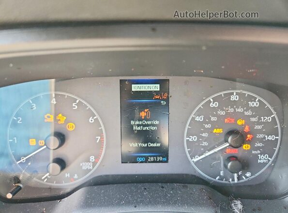 5YFS4MCE1RP216437 2024 TOYOTA COROLLA Белый Вид щитка приборов