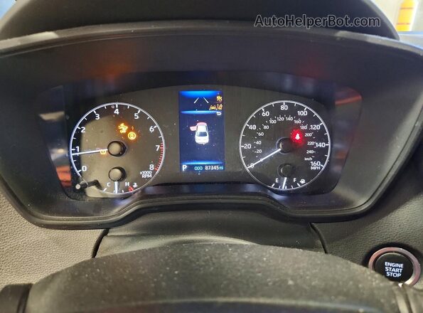5YFS4MCE2RP191158 2024 TOYOTA COROLLA White Widok zestawu wskaźników