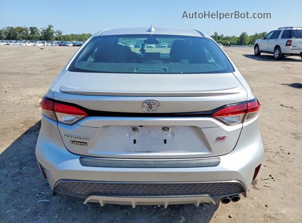5YFS4MCE4MP060760 2021 TOYOTA COROLLA Silver Հետևի տեսք