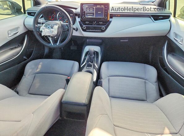 5YFS4MCE9MP070040 2021 TOYOTA COROLLA Белый Вид панели приборов