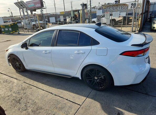 5YFS4MCE9MP070040 2021 TOYOTA COROLLA Белый Задняя левая четверть