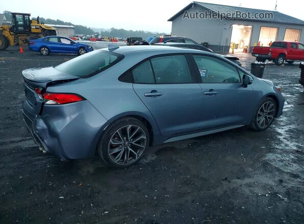 5YFS4MCE9MP093320 2021 TOYOTA COROLLA Blue Tył prawy