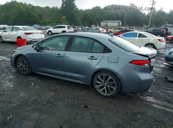 5YFS4MCE9MP093320 2021 TOYOTA COROLLA Blue Tył lewy