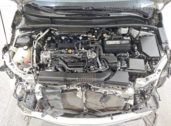 5YFS4RCEXLP036023 2020 TOYOTA COROLLA Серебряный Вид задней части салона