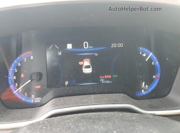 5YFT4MCE5NP130367 2022 TOYOTA COROLLA Silver Instrument cluster view