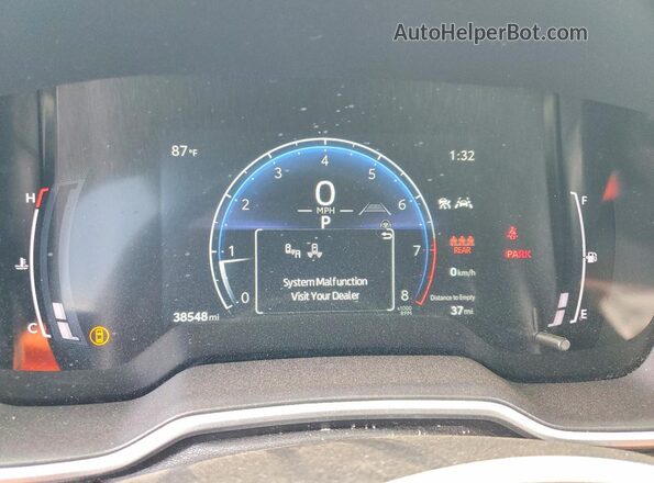 5YFT4MCE9RP202841 2024 TOYOTA COROLLA Серый Вид щитка приборов