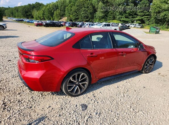 5YFT4RCE8LP006992 2020 TOYOTA COROLLA Red Հետևի աջ