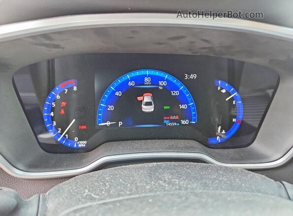 5YFT4RCE8LP018446 2020 TOYOTA COROLLA White Սարքավորումների վահանակի տեսք