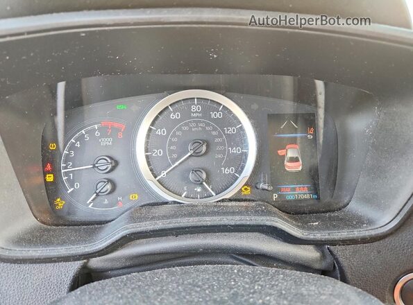 5YFVPRAE1LP095906 2020 TOYOTA COROLLA White ხელსაწყოთა პანელის ხედი