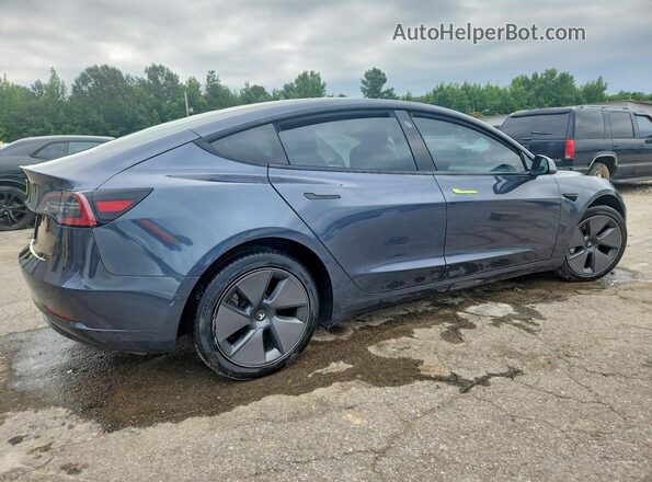 5YJ3E1EA0MF906131 2021 TESLA MODEL Charcoal უკანა მარჯვენა
