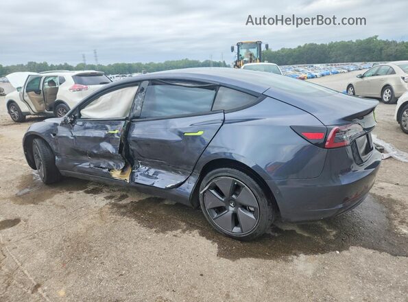 5YJ3E1EA0MF906131 2021 TESLA MODEL Charcoal უკანა მარცხენა