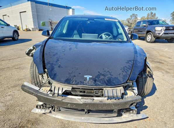 5YJ3E1EA0NF375076 2022 TESLA MODEL Black Vista frontal