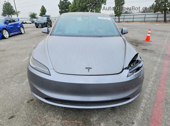 5YJ3E1EA0RF862851 2024 TESLA MODEL Gray Вид спереду
