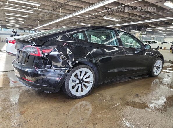 5YJ3E1EA1NF369335 2022 TESLA MODEL Black 