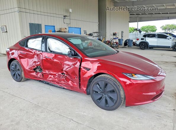 5YJ3E1EA1TF162392 2026 TESLA MODEL Red Front right