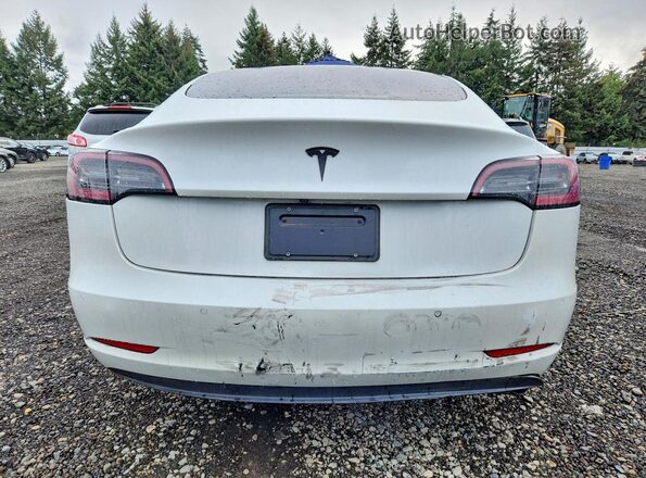 5YJ3E1EA2MF100971 2021 TESLA MODEL White Vista trasera